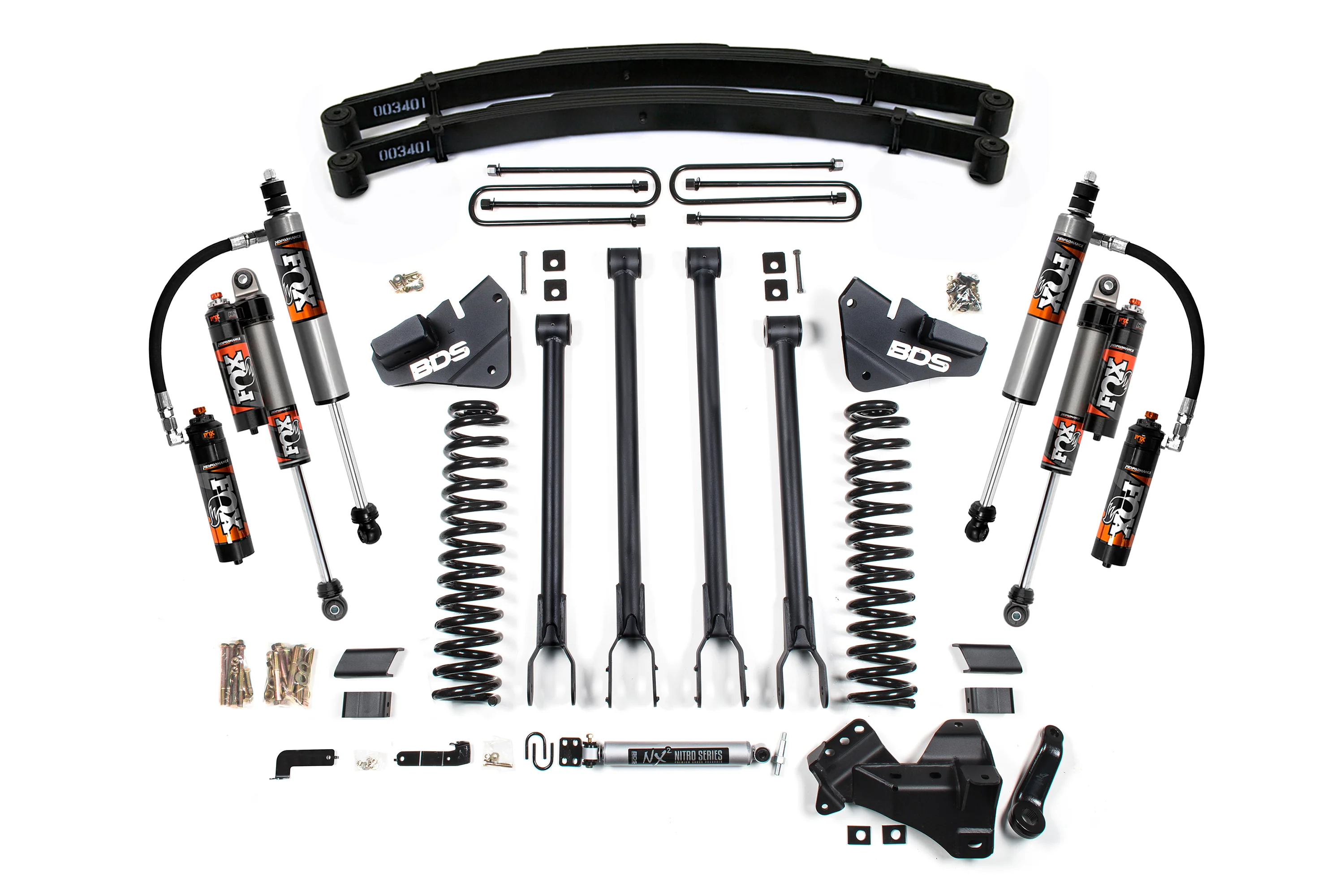 4 Inch Lift Kit | 4-Link Conversion | Ford F250 / F350 Super Duty (17-19) 4WD | Gas - Image 6