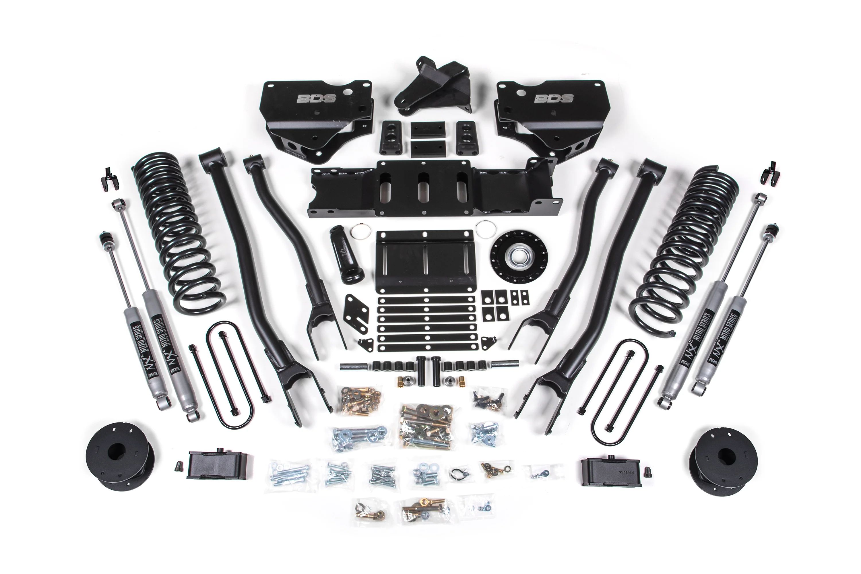 4 Inch Lift Kit w/ 4-Link | Extended Travel | Ram 3500 (25-26) 4WD | Gas - Image 12