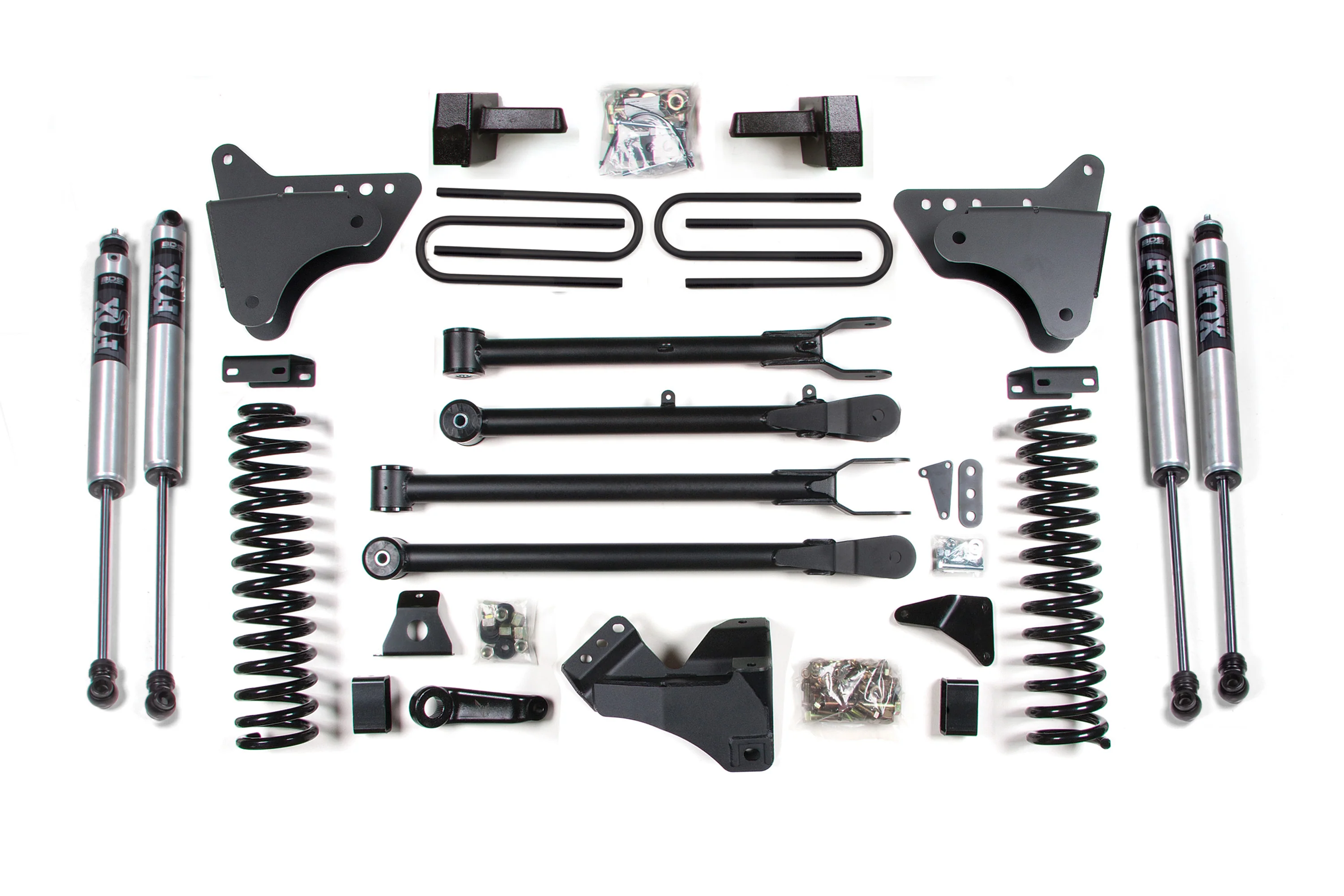 4 Inch Lift Kit w/ 4-Link | Ford F250/F350 Super Duty (05-07) 4WD | Diesel - Image 2