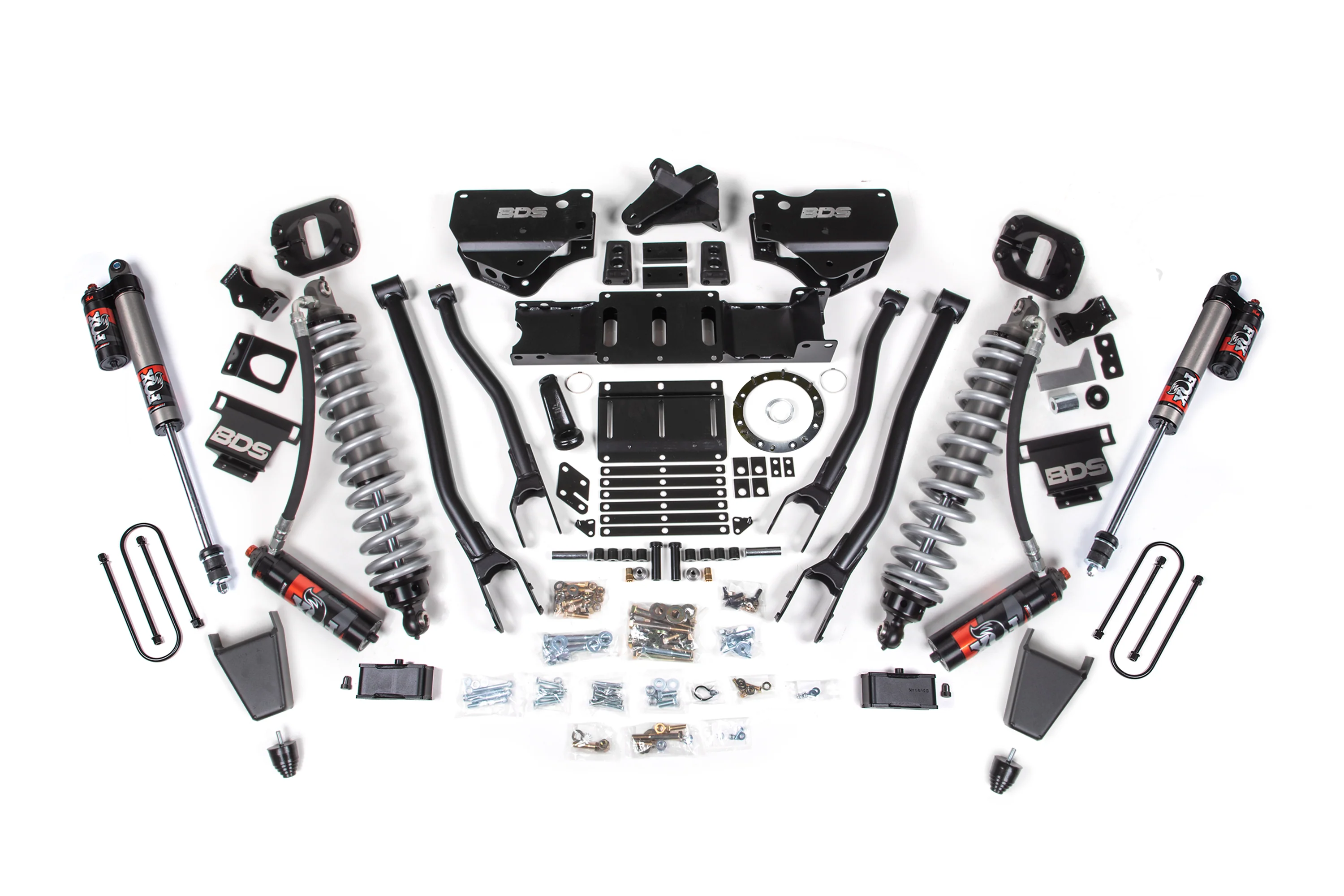 4 Inch Lift Kit w/ 4-Link | FOX 2.5 Coil-Over Conversion - Performance Elite | Ram 3500 (19-24) 4WD | Diesel - Image 3
