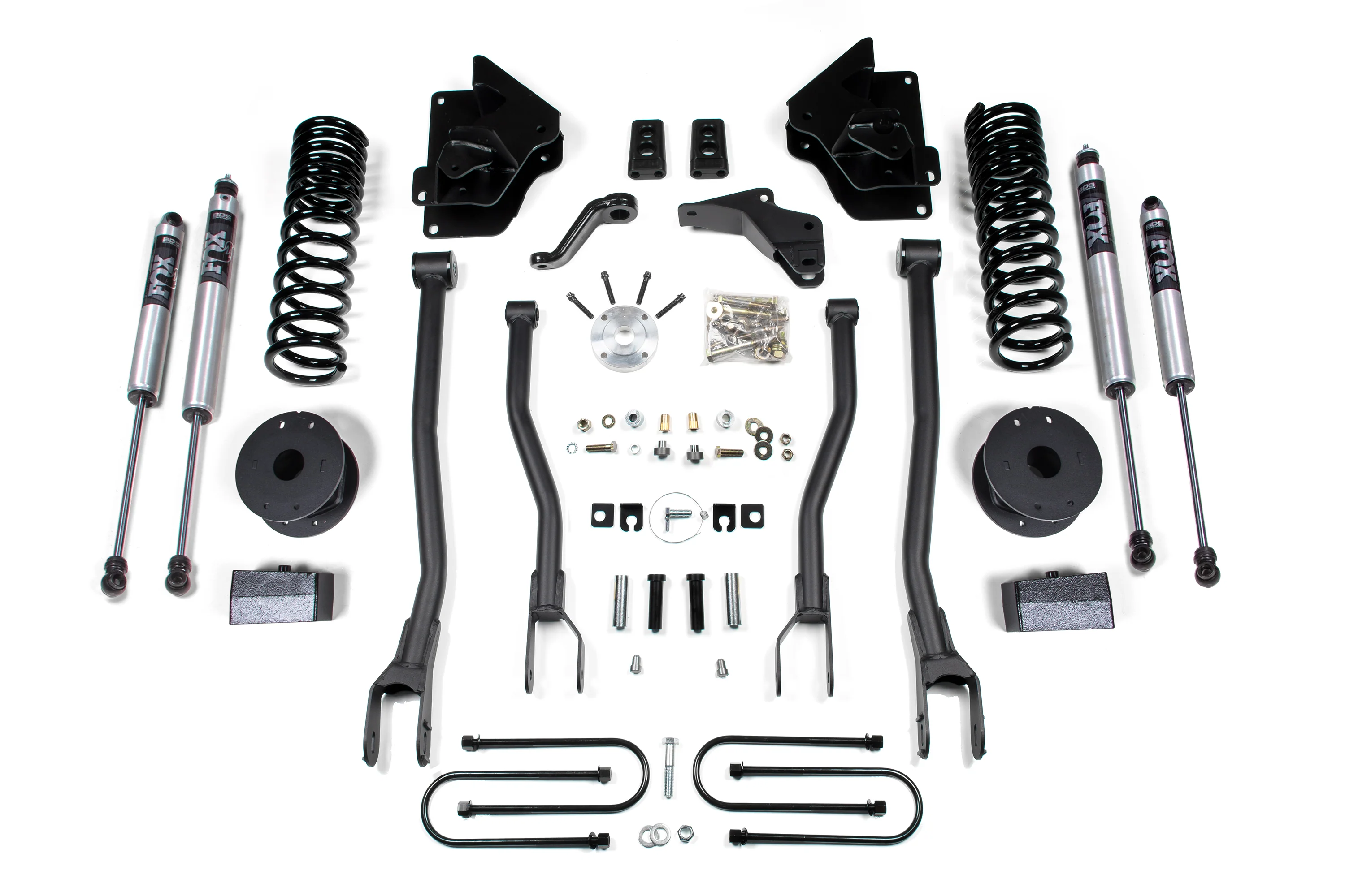 4 Inch Lift Kit w/ 4-Link | Ram 3500 w/ Rear Air Ride (13-18) 4WD | Diesel - Image 2