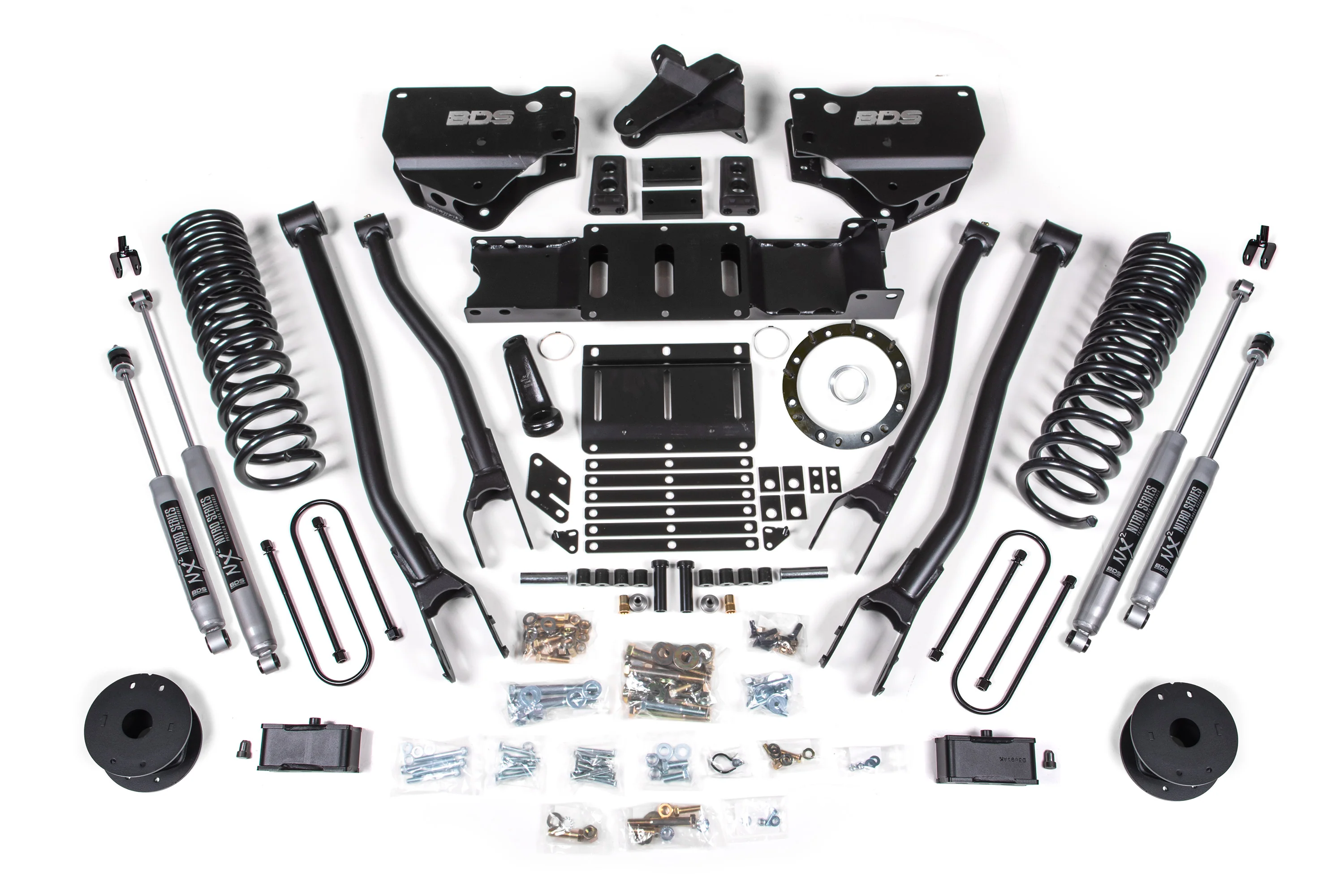 4 Inch Lift Kit w/ 4-Link | Ram 3500 w/ Rear Air Ride (19-24) 4WD | Diesel - Image 9