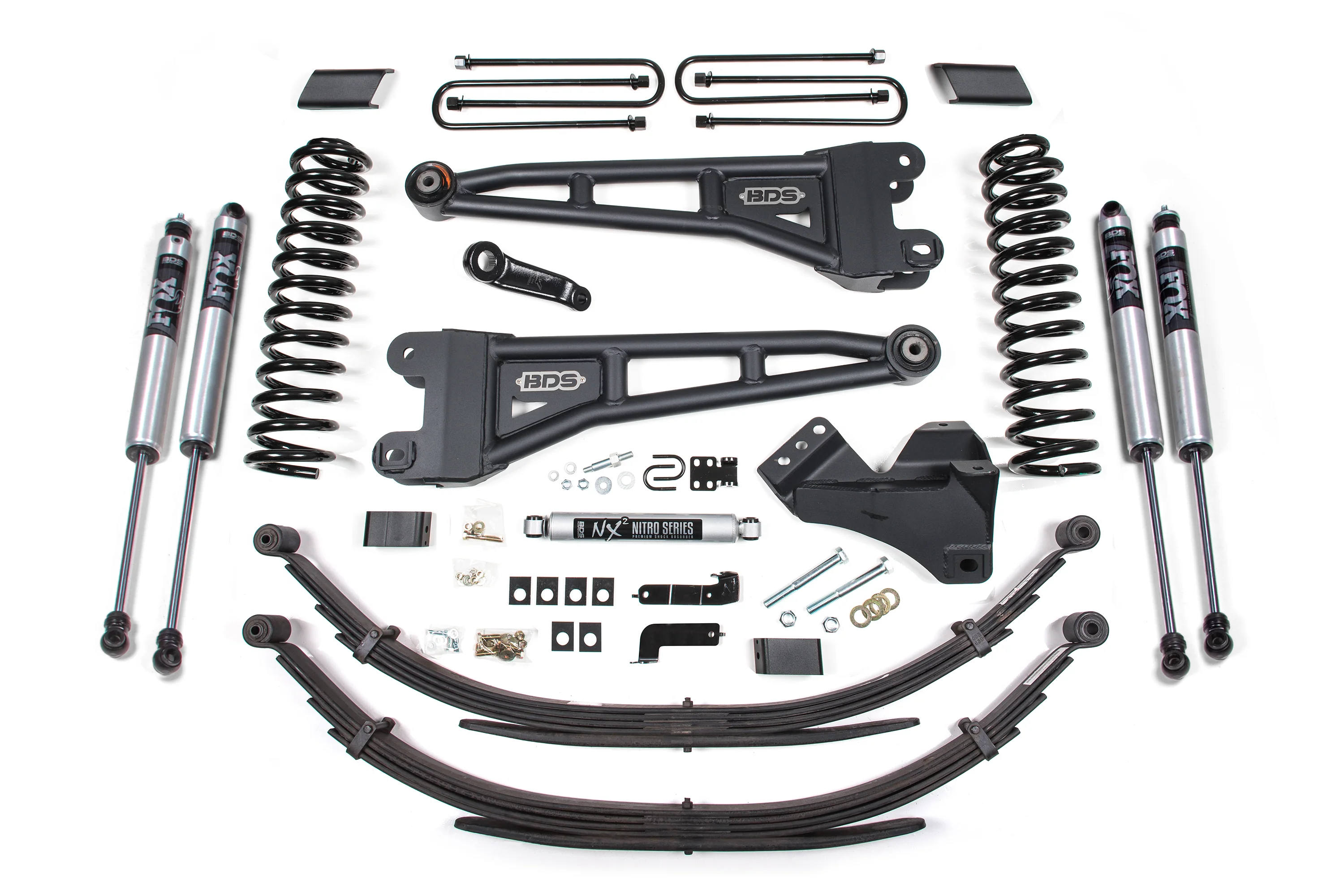 4 Inch Lift Kit w/ Radius Arm | Ford F250/F350 Super Duty (17-19) 4WD | Gas - Image 3