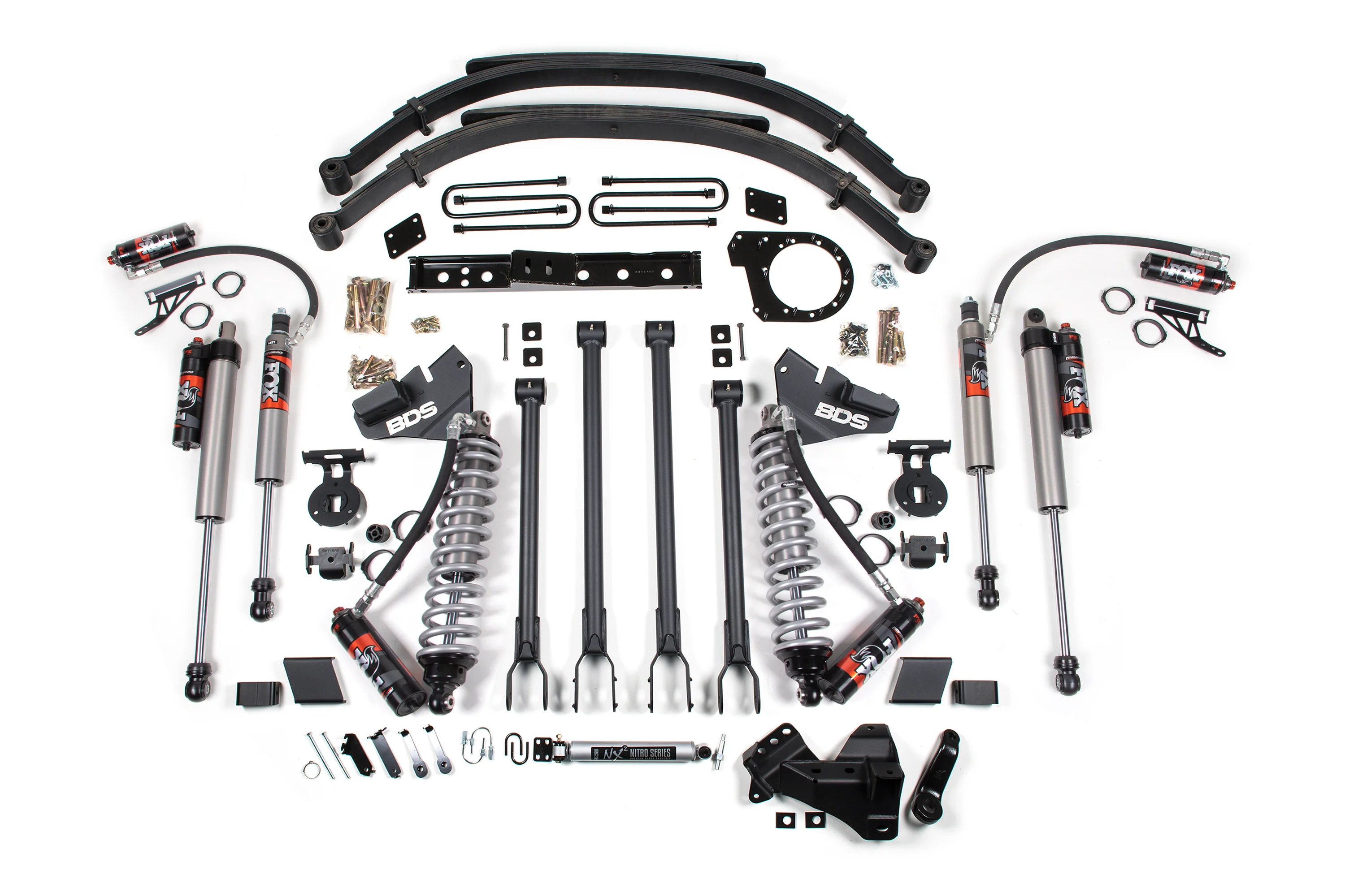 5 Inch Lift Kit w/ 4-Link | FOX 2.5 Performance Elite Coil-Over Conversion | Ford F250/F350 Super Duty (20-22) 4WD | Diesel - Image 7
