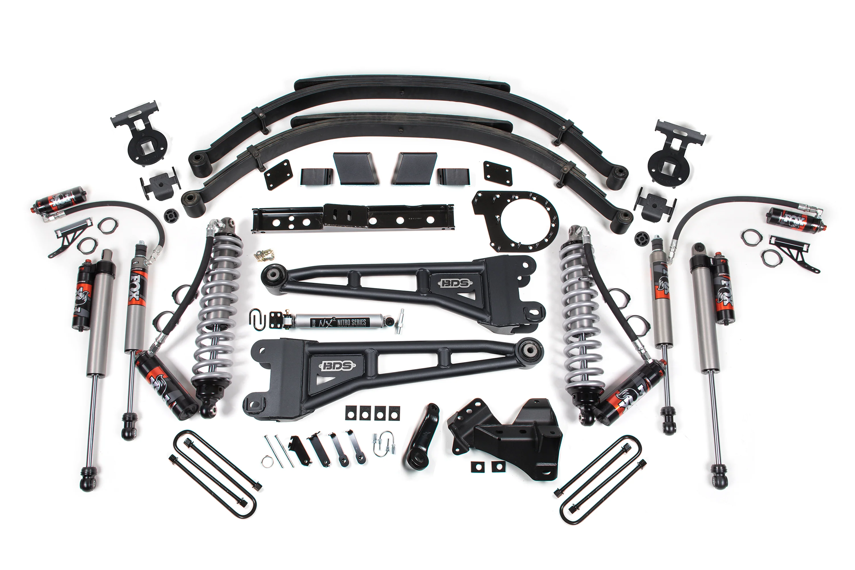 7 Inch Lift Kit w/ Radius Arm | FOX 2.5 Performance Elite Coil-Over Conversion | Ford F250/F350 Super Duty (20-22) 4WD | Diesel - Image 4
