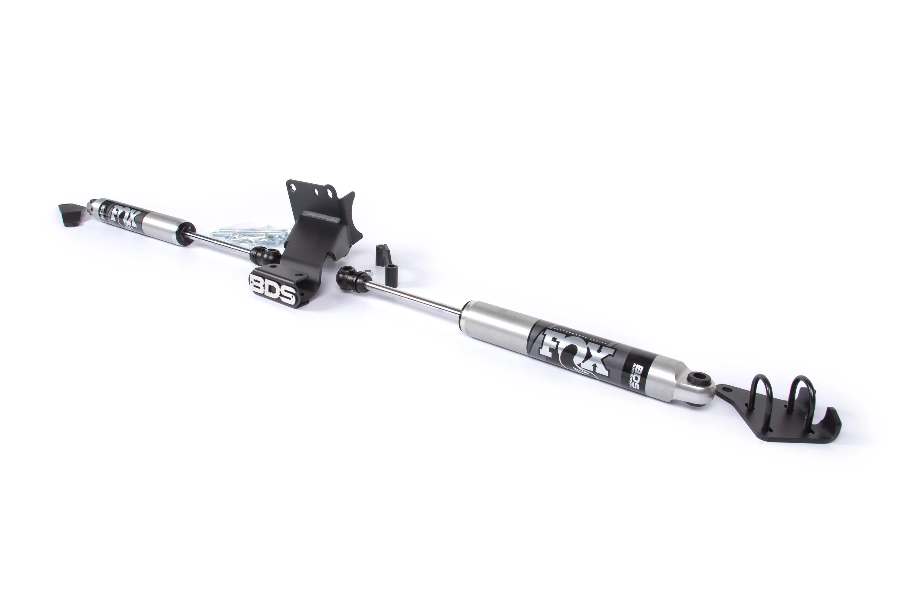 Dual Steering Stabilizer Kit w/ FOX 2.0 Performance Shocks | T-Style Steering | Ram 2500 (14-18) and 3500 (13-18) 4WD - Image 2
