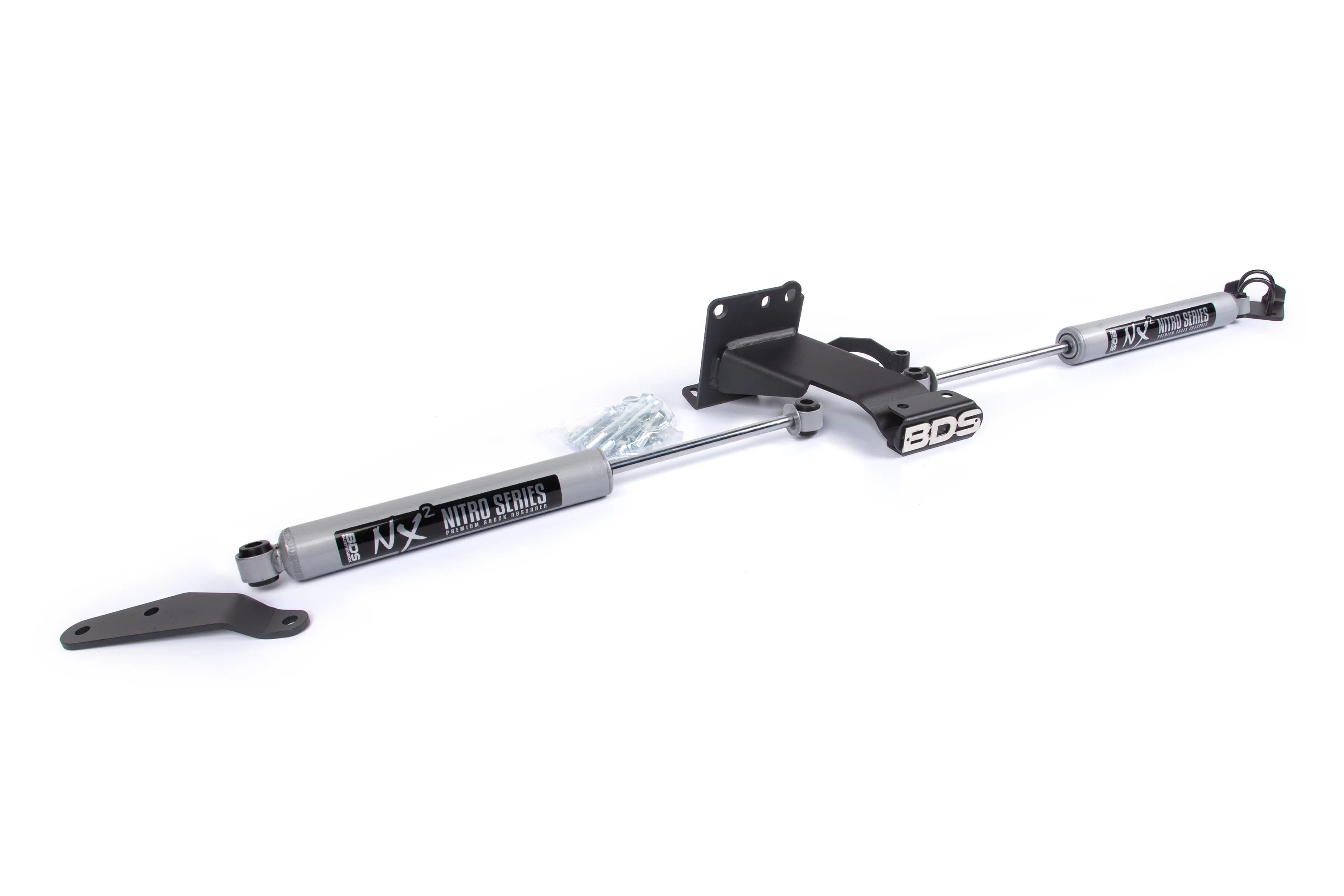 Dual Steering Stabilizer Kit w/ NX2 Shocks | T-Style Steering | Ram 2500 (19-26) and 3500 (19-24) 4WD - Image 2