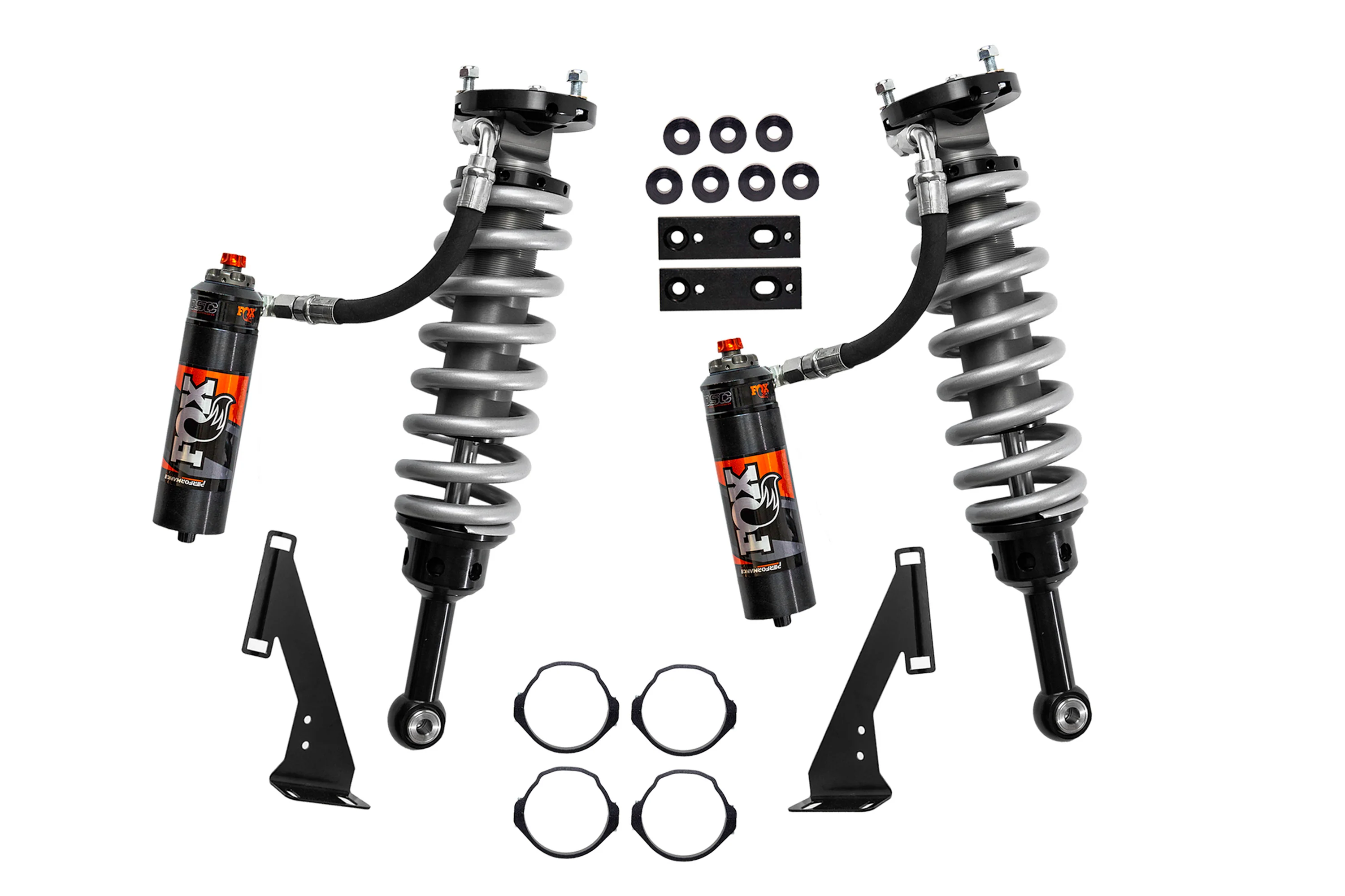 FOX 2.5 Coilover Shocks w/ DSC Reservoir | 2-3 Inch Lift | Performance Elite Series | Toyota Tacoma (05-23) 4WD w/ UCA - Image 4