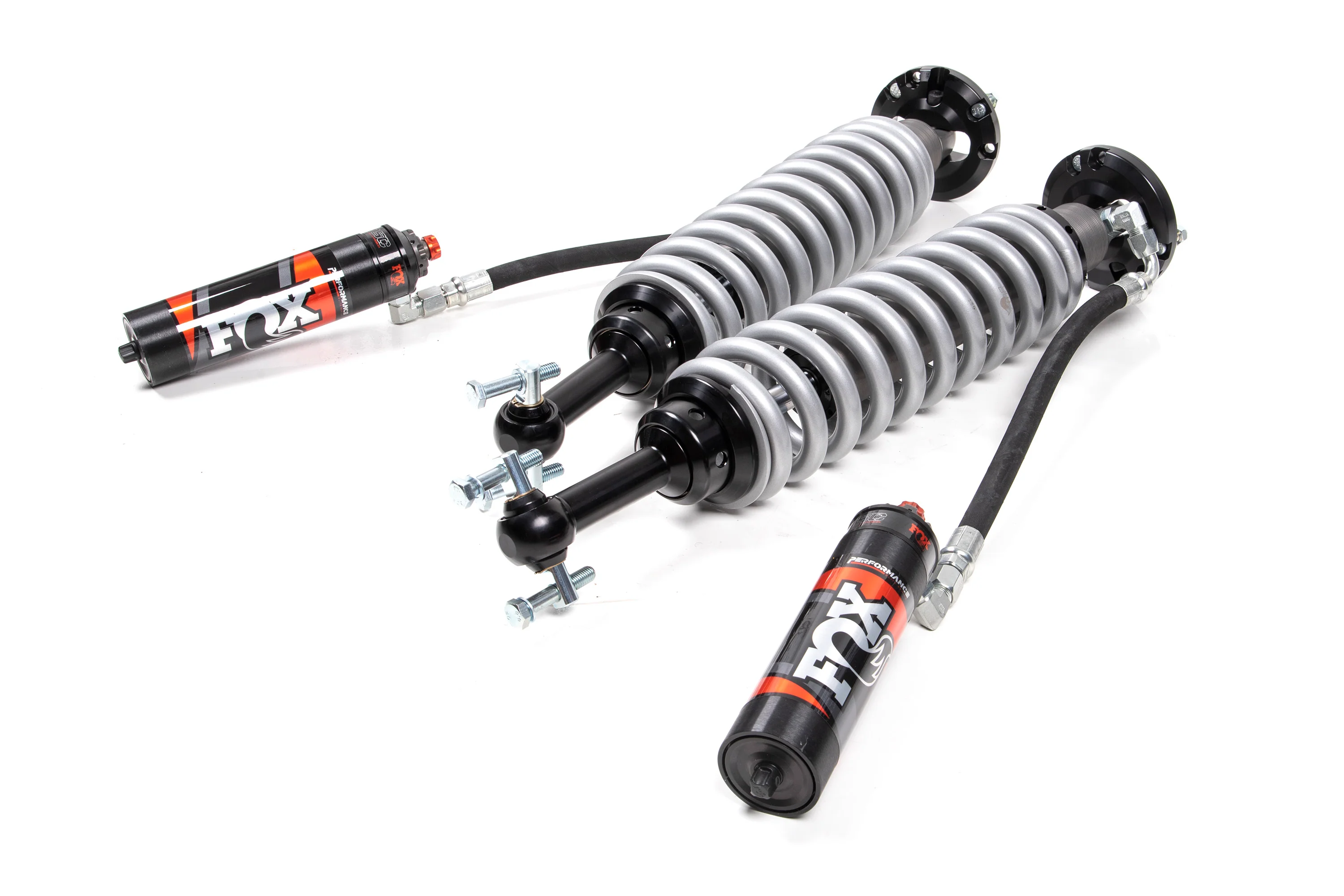FOX 2.5 Coilover Shocks w/ DSC Reservoir Adjuster | 4 Inch Lift | Performance Elite Series | Ford F150 (15-25) 4WD - Image 3