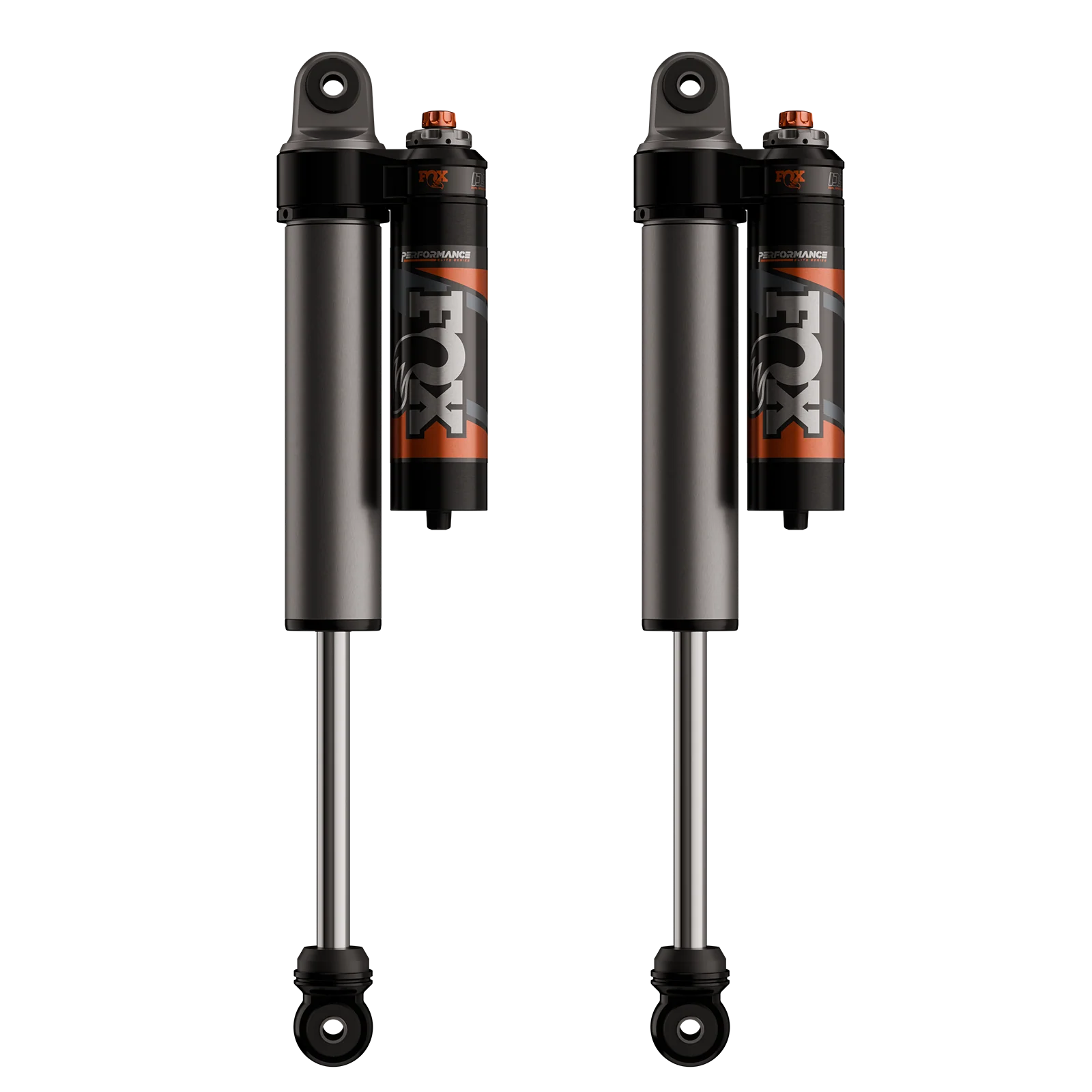 FOX 2.5 Rear Shocks w/ DSC Reservoir Adjuster | 0-1.5 Inch Lift | Performance Elite Series | Chevy Silverado and GMC Sierra 1500 (07-18)